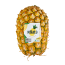 Piñata pineapple with label