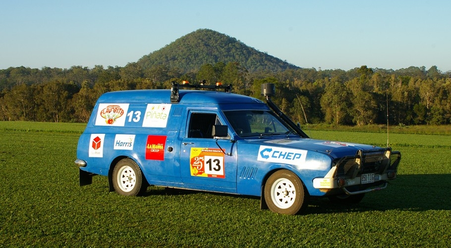 Pinata Farms' Car 13, Roy the HG, ready for the Outback Car Trek