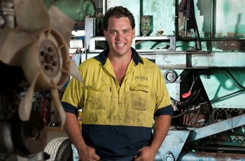 Pinata Farms' maintenance manager Dean Lindsay