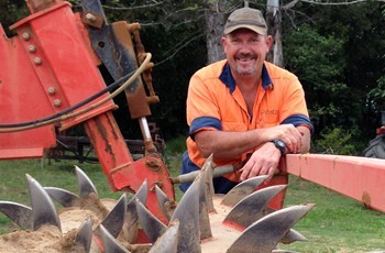 Pinata Farms' tractor driver Martin French